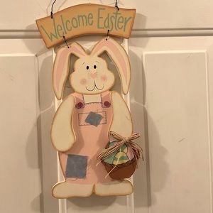 Welcome Easter Wooden Door Hanger